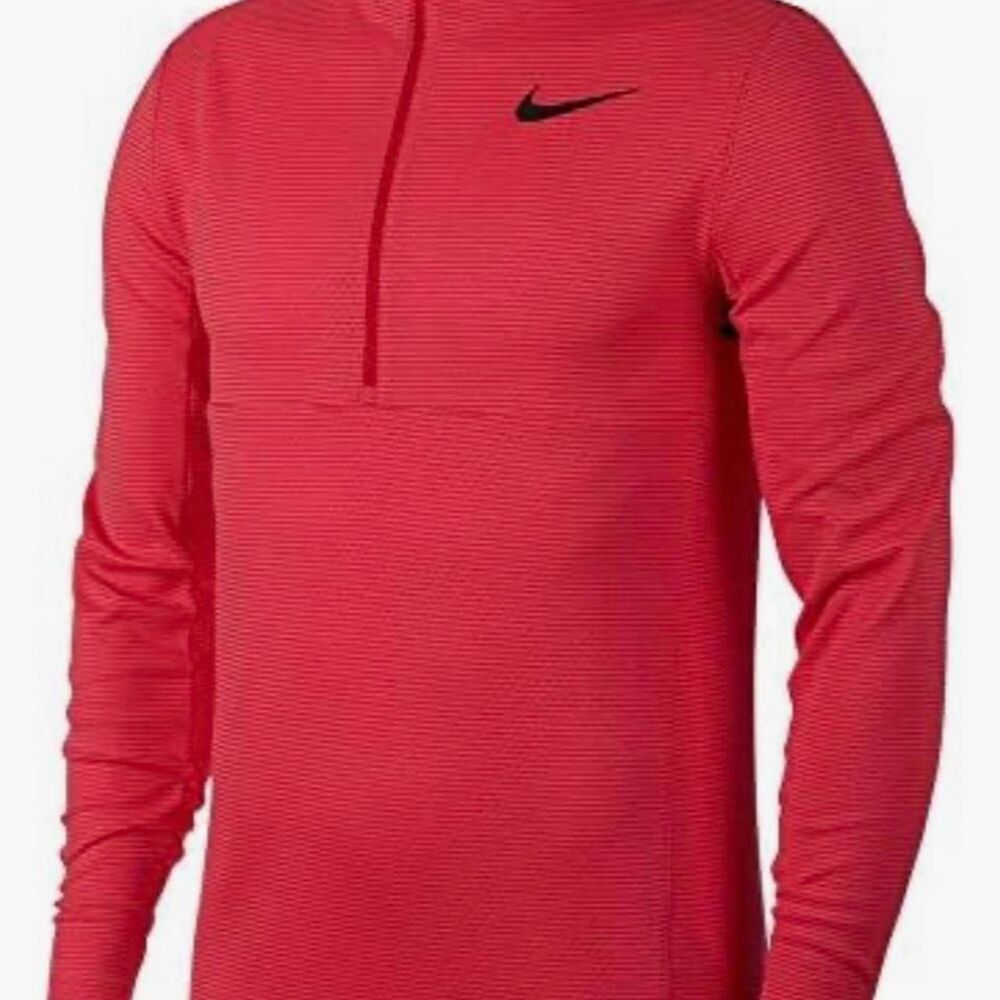 Nike Men's Red and Pink Shirt